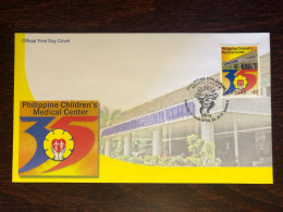 PHILIPPINES FDC COVER 2015 YEAR CHILDREN HOSPITAL HEALTH MEDICINE STAMPS - Filipinas