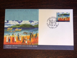 PHILIPPINES FDC COVER 2016 YEAR LEPROSY LEPRA  HEALTH MEDICINE STAMPS - Filipinas