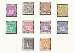 N° 620 à 629 + 702 à 711 - Used Stamps