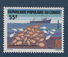 Congo, **, Yv 742, Mi 975, SG 969, Chalutier, - Neufs