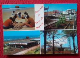 POSTAL POST CARD RECUERDO DE TORRE LA HIGUERA MATALASCAÑAS HUELVA VISTAS..MERENDERO SANCHO PANZA ETC VIEWS VUES...SPAIN. - Huelva