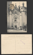 SE)1910 FRANCE, POSTCARD CASTLE MONTEUIL, SAUMUR, ALLEGORIA, UNCIRCULATED, XF - Oblitérés