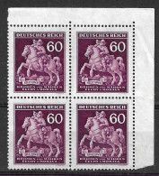 BOEMIA E MORAVIA - 1943 - GIORNATA DEL FRANCOBOLLO - NUOVO MNH** IN QUARTINA (YVERT 114 - MICHEL 113) - Unused Stamps