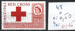 RHODESIE & NYASALAND 48 Oblitéré Côte 0.50 € - Rhodésie & Nyasaland (1954-1963)