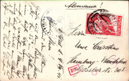 ! 1941 Censored Postcard From Estoril , Portugal To Hamburg, OKW Zensur - Covers & Documents