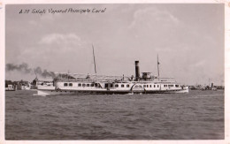 GALATI : BATEAU / PASSENGER SHIP " PRINCIPELE CAROL " Sur / On DANUBE - CARTE VRAIE PHOTO / REAL PHOTO ~ 1940 (an379) - Romania