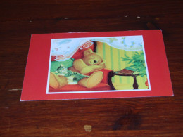 72937-          CA 8,5 X 13  CM. CARD - BEREN / BEARS / BÄREN / OURS / ORSI / TEDDYBEARS - Jeux Et Jouets