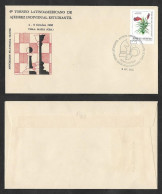 SE)1985 ARGENTINA, 6TH LATIN AMERICAN INDIVIDUAL STUDENT CHESS TOURNAMENT, CLAVEL DEL AIRE, FDC - Usados