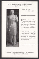 087589/ Egypte, Ancien Empire, *Ka-Aper Dit Le Cheik-El-Beled*, Bois Sculpté, Musée Du Caire, Carte Didactique - Ancient World