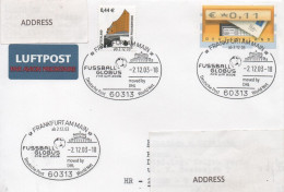 Germany, Football, World Championship Germany 2006, Moved By DHL, Cancel Frankfurt, Air Mail - 2006 – Duitsland