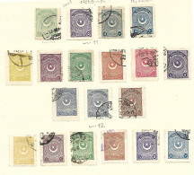 TURQUIE    -   1923/25  .   LO T -   Oblitérés. - Used Stamps
