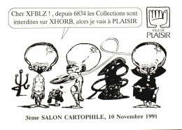 SALON DE LA CARTE POSTALE  1991 à PLAISIR - Bourses & Salons De Collections