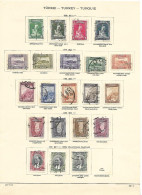 TURQUIE    -   1930 .   Y&T N° 750 à 770 Oblitérés. - Used Stamps