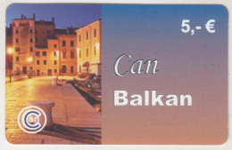 GERMANY - Can Balkan , Prepaid Card ,5 $, Used - [2] Mobile Phones, Refills And Prepaid Cards