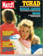 PARIS MATCH N°1811 Du 10 Février 1984 Marlène Jobert - Tchad - Michael Jackson - Moser - Algemene Informatie