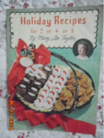 Holiday Recipes For 2 Or 4 Or 6 - Mary Lee Taylor - Pet Milk Products Co. - Nordamerika