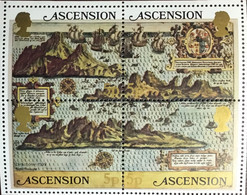 Ascension 1981 Maps Minisheet MNH - Ascension (Ile De L')