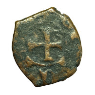 Cilician Armenia Medieval Coin Levon III 18mm King / Cross 04384 - Armenia