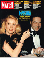 PARIS MATCH N°1817 Du 23 Mars 1984 Deneuve Et Gérard Lebovici - Onassis - Bébés Vedettes - Animaux En Péril - Allgemeine Literatur
