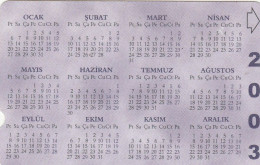 Turkey, N-290, Calendar 1, 2 Scans. - Turquia