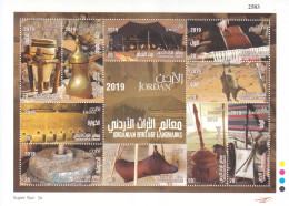 Stamps Jordan 2019 Jordanian Heritage Landmarks Mini Sheet MNH #20 - Jordanien