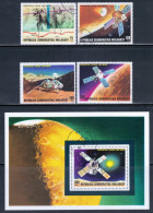 Madagascar 1976 Mi# 814-817, Block 15 Used - Viking Project To Mars / Space - Madagascar (1960-...)