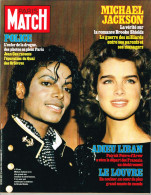 PARIS MATCH N°1819 Du 06 Avril 1984 Michael Jackson - Adieu Liban - Police - Le Louvre - Informaciones Generales