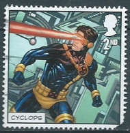 GROSSBRITANNIEN GRANDE BRETAGNE GB 2023 X-MEN: CYCLOPS 2ND USED DAMAGED SG 4770 MI 5118 YT 5512 SN 4327 - Usados