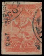 MEXICO. 1864-5. Fourth Period. Eagle 8rs, Mexico Name Consignement 142-1865 Cds. Large Nice Margins. Lovely Cond. XF. - Mexique