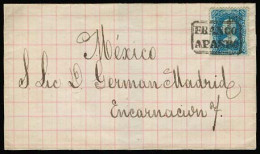 MEXICO. C.1879. Apaseo - DF. E 25c, Queretaro 1979, Boxed Name (xxx). XF. - Mexique