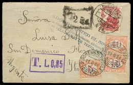 MEXICO. 1934. Cuernavaca - ITALY / S. Somenico Di Fiesole. Fkd Taxed Anv. - México