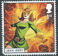 GROSSBRITANNIEN GRANDE BRETAGNE GB 2023 X-MEN: JEAN GREY 1ST USED FALT DENTS SG 4772 MI 5120 YT 5514 SN 4329 - Used Stamps