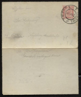 Kartenbrief K42 Triest Trieste - Magdeburg 1901 - Carte-Lettere