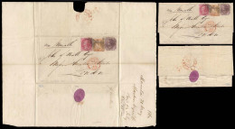 PHILIPPINES. SPANISH PHILIPPINES-INDIA-GB. 1864(May 21st). Cover From Manila Via Marseille To London Franked By India 18 - Filippine