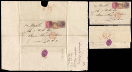 PHILIPPINES. SPANISH PHILIPPINES-INDIA-GB. 1864(May 21st). Cover From Manila Via Marseille To London Franked By India 18 - Philippines