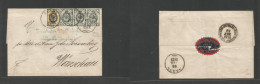 POLAND. 1871 (25 Apr) Russian Postal Admin, Labianka - Warsaw (25 Apr) Same Day Circulated Multifkd E At 10 Kop Rate, Ti - Sonstige & Ohne Zuordnung