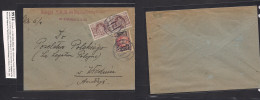 POLAND. 1923 (31 Aug) Silesia, Inflation Time. Aeszvnie - Wien, Austria. Addressed To Polish Embassy. Consular Mail. 100 - Altri & Non Classificati