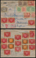 POLAND. 1923. Lodz - UK / Petersburg. Reg Env. - Altri & Non Classificati