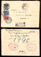 POLAND. 1932. Lwow - Mexico. Registered Multifrkd Env. VF + Scarce Dest Mail. - Altri & Non Classificati