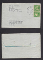 PHILIPPINES. 1930 (5 Feb) Mambajao, Misamis Oriental - USA, Wilmette, Ill. Multifkd Env. - Filippine