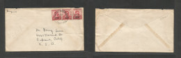 PHILIPPINES. 1939 (14 Apr) Baguio Mountains - USA, Oakland. Multifkd Env At 6c Rate, Rolling Cds. VF Origin. - Filippine