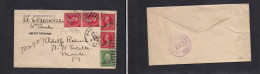 PHILIPPINES. 1902 (18 Aug) Naic, Cavite - Manila (19 Aug) US War Dept. Registered Local Multifkd Ovptd Issue Envelope At - Philippines