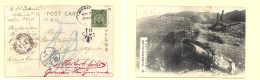 PHILIPPINES. 1908 (2 Nov) Manila - German New Guinea, Herberholtz (German Col) Via Hong Kong - Shanghai Fkd + Taxed Ppc  - Filippine