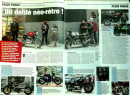 Article Papier 4 Pages SALON EICMA MILAN DUCATI KAWA TRIUMPH MORINI VILLA BENELLI ROYAL ENFIELD MOTO GUZZI Novembre 2017 - Ohne Zuordnung