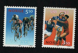 1993 WC Sports  Michel NO 1129 - 1130 Stamp Number NO 1040 - 1041 Yvert Et Tellier NO 1086 - 1087 Xx MNH - Neufs