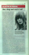 Article Papier MOTO MARIANNE FAITHFULL Octobre 2015 LVMF - Ohne Zuordnung