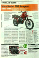 Article Papier MOTO MORINI 350 KANGURO Juin 2018 LVMF - Ohne Zuordnung