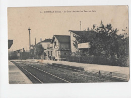 AJC - Gentilly - La Gare - Arrivée D'un Train De Paris - Gentilly