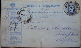 Korespondenzkarte, Österreich, Sunfshaus, Gelaufen, Nach Rudolfsheim, - Postkarten