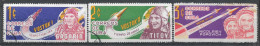 1963 CUBA Complete Set Of 3 Used Stamps (Michel # 835-837) - Gebruikt